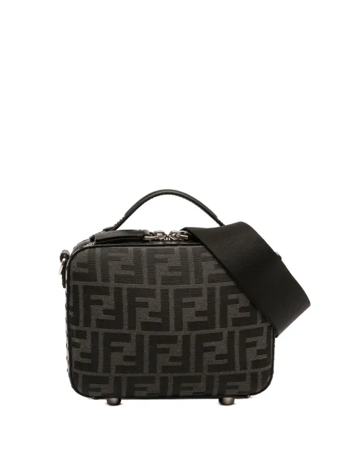 Fendi Pre-Owned 2000-2010 Mini Zucca Canvas Suitcase Bag satchel