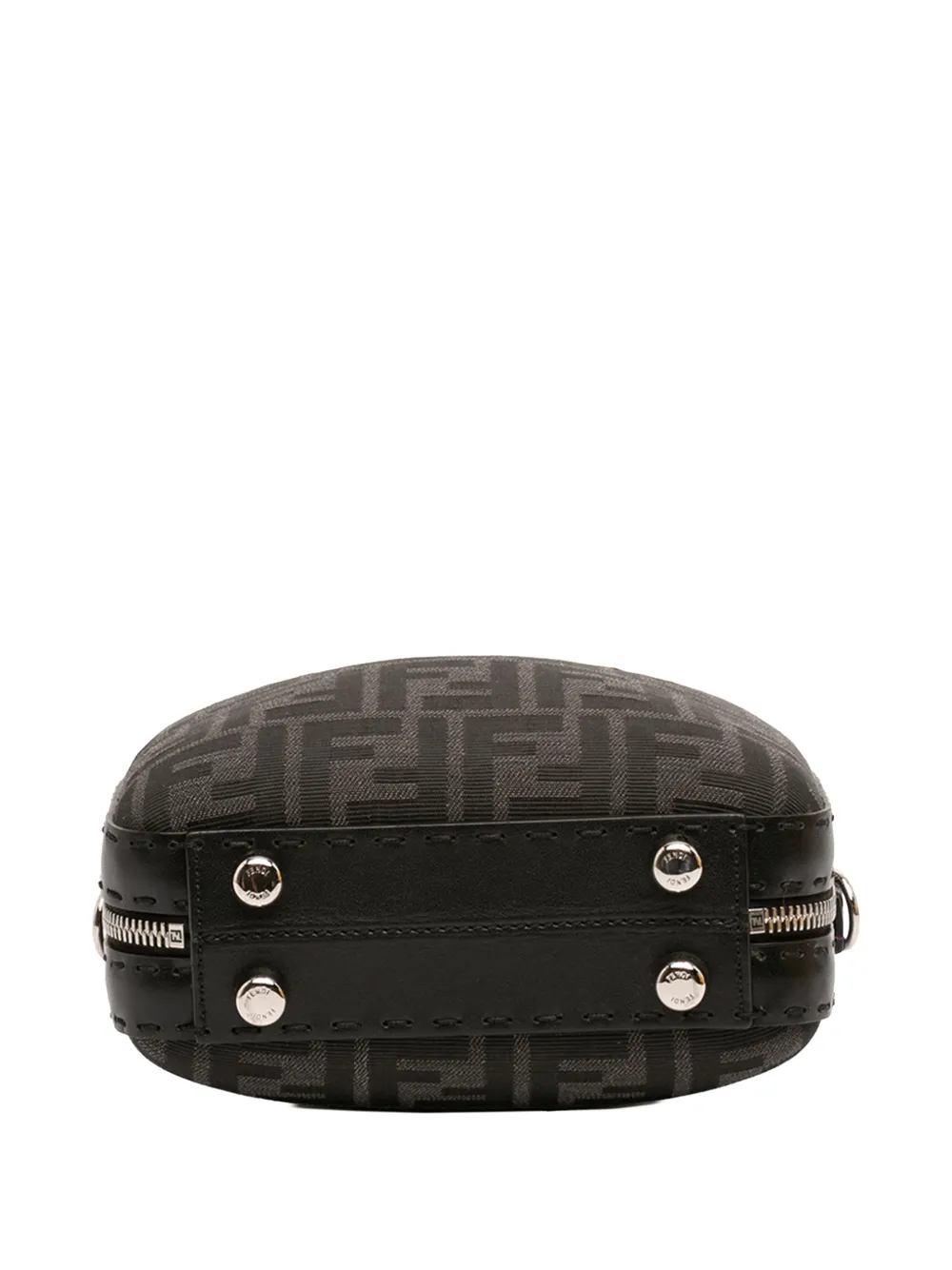Fendi Pre-Owned 2000-2010 Mini Zucca Canvas Suitcase Bag Satchel
