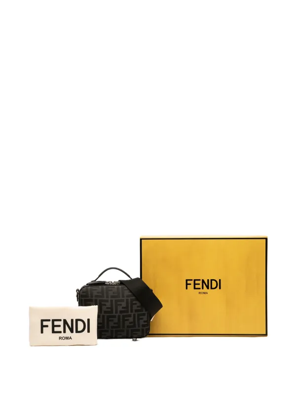 Fendi Pre-Owned 2000-2010 Mini Zucca Canvas Suitcase Bag Satchel