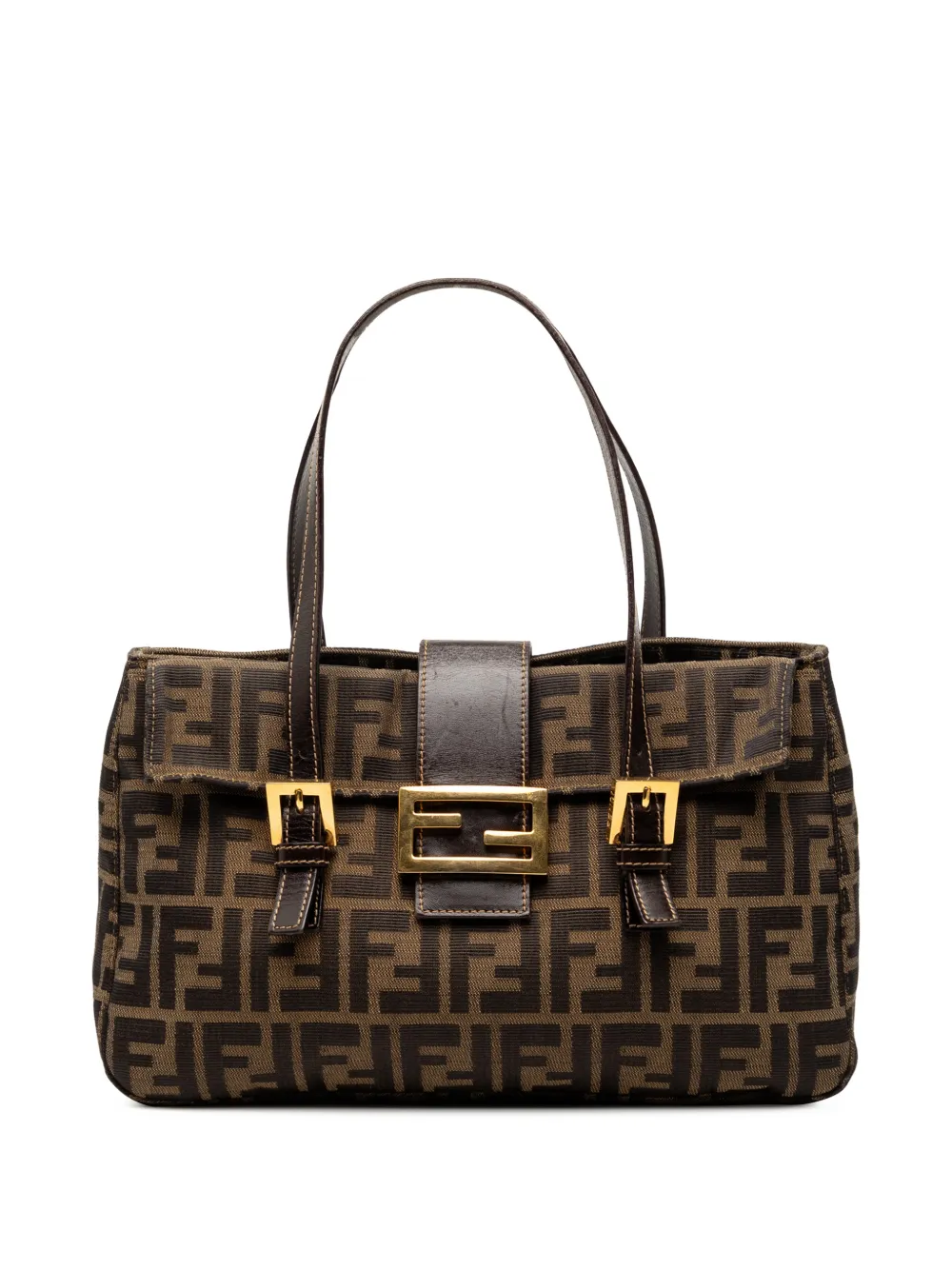 Fendi Pre-Owned 20th Century Zucca Canvas shoulder bag - Marrone