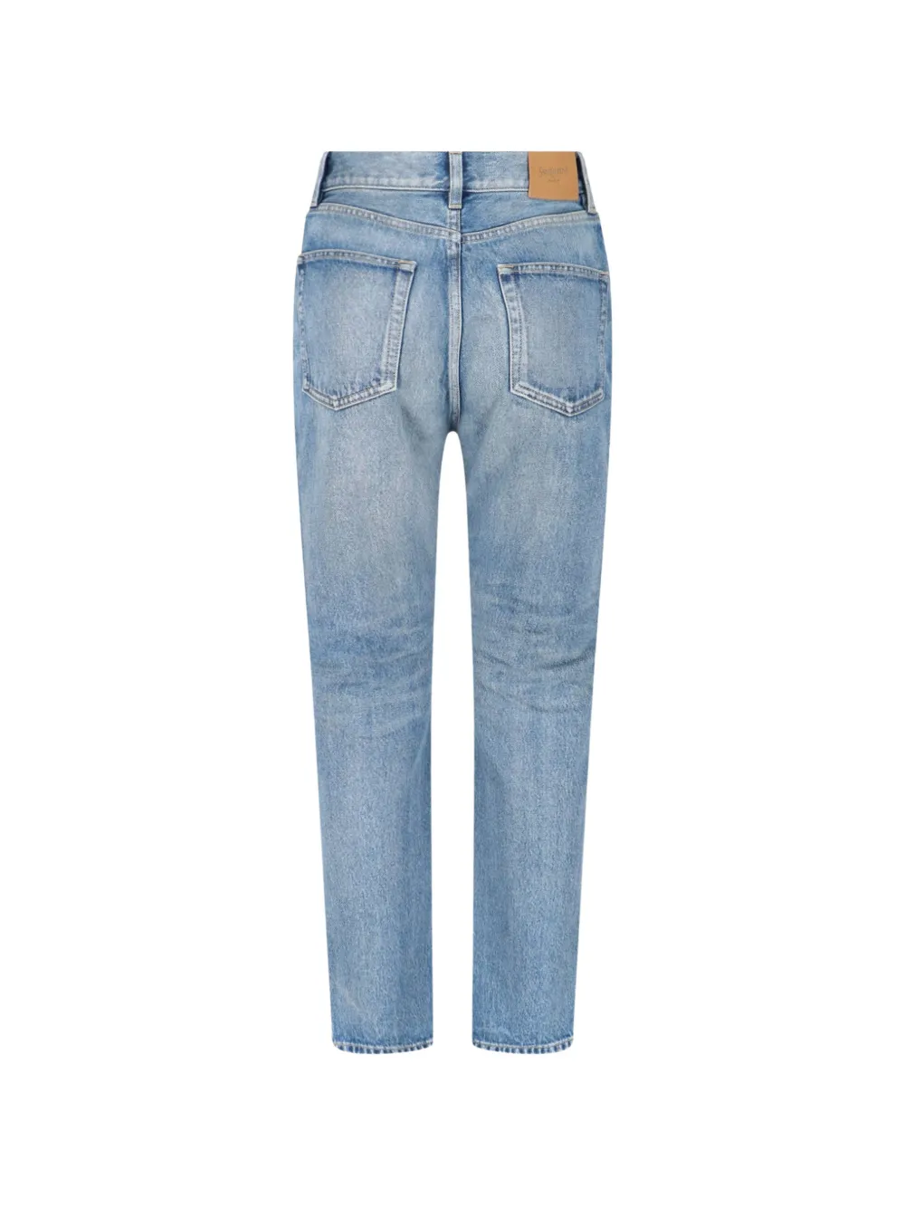  Saint Laurent Button Slim Jeans - Blue 