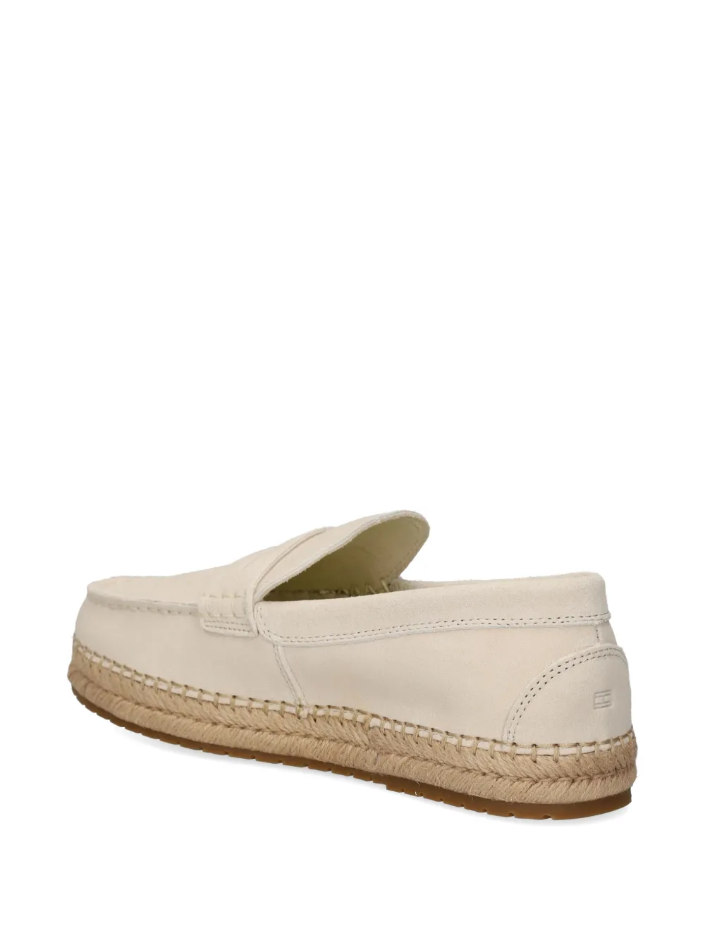 Tommy Hilfiger penny leather espadrilles Beige