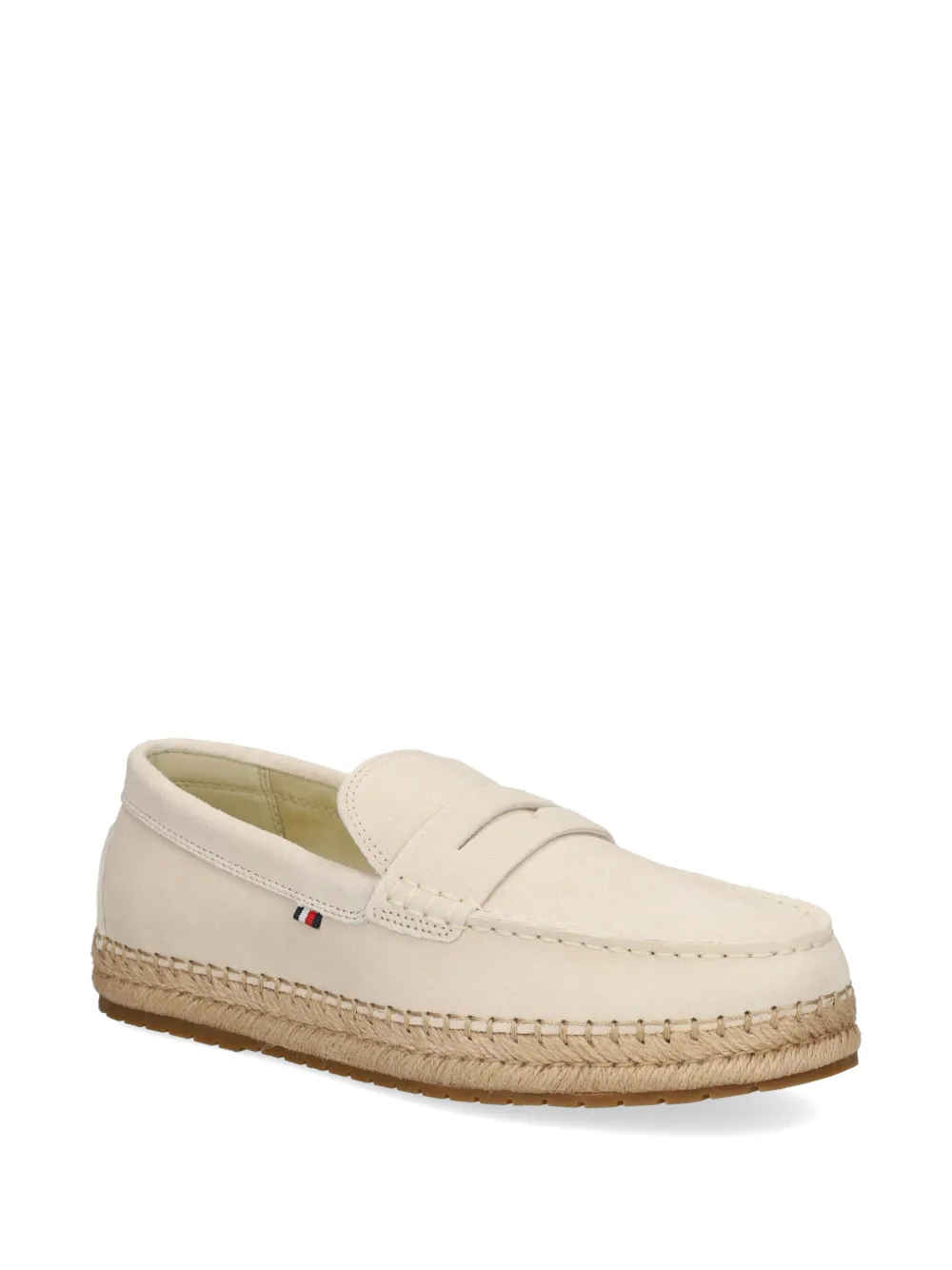 Tommy Hilfiger penny leather espadrilles Beige