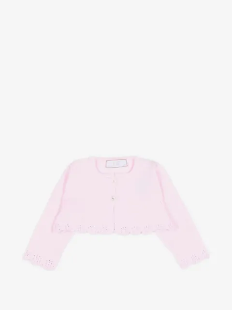 Paz Rodriguez scalloped-trim cardigan