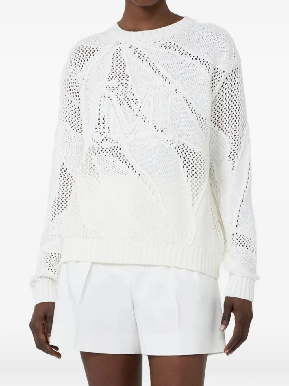 Max Mara Gebreide trui Wit