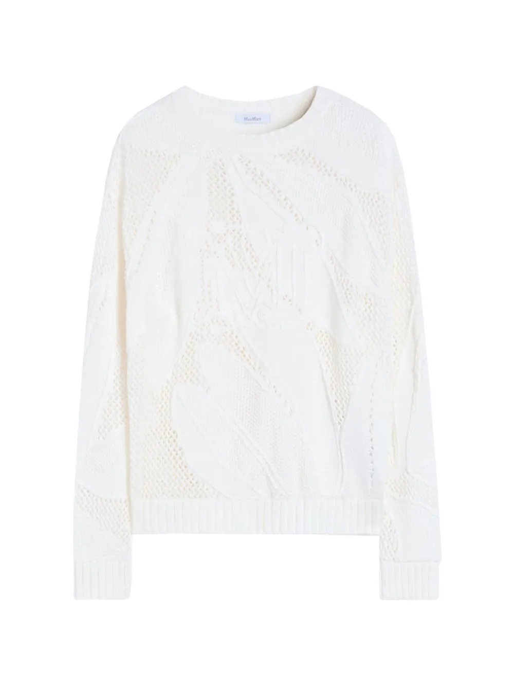 Max Mara open knit sweater - Bianco