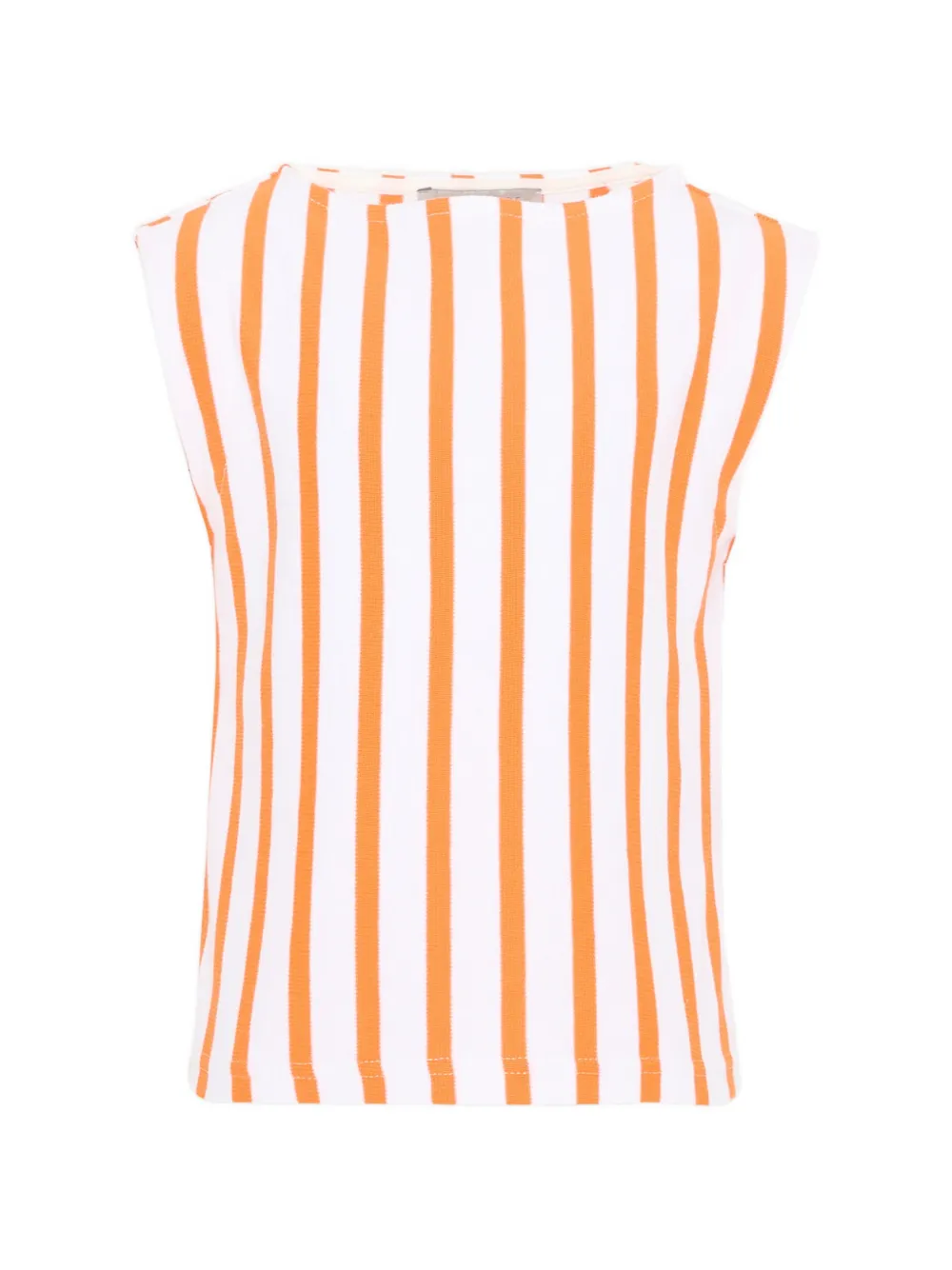 VÉLOCIPÈDE striped top - Bianco