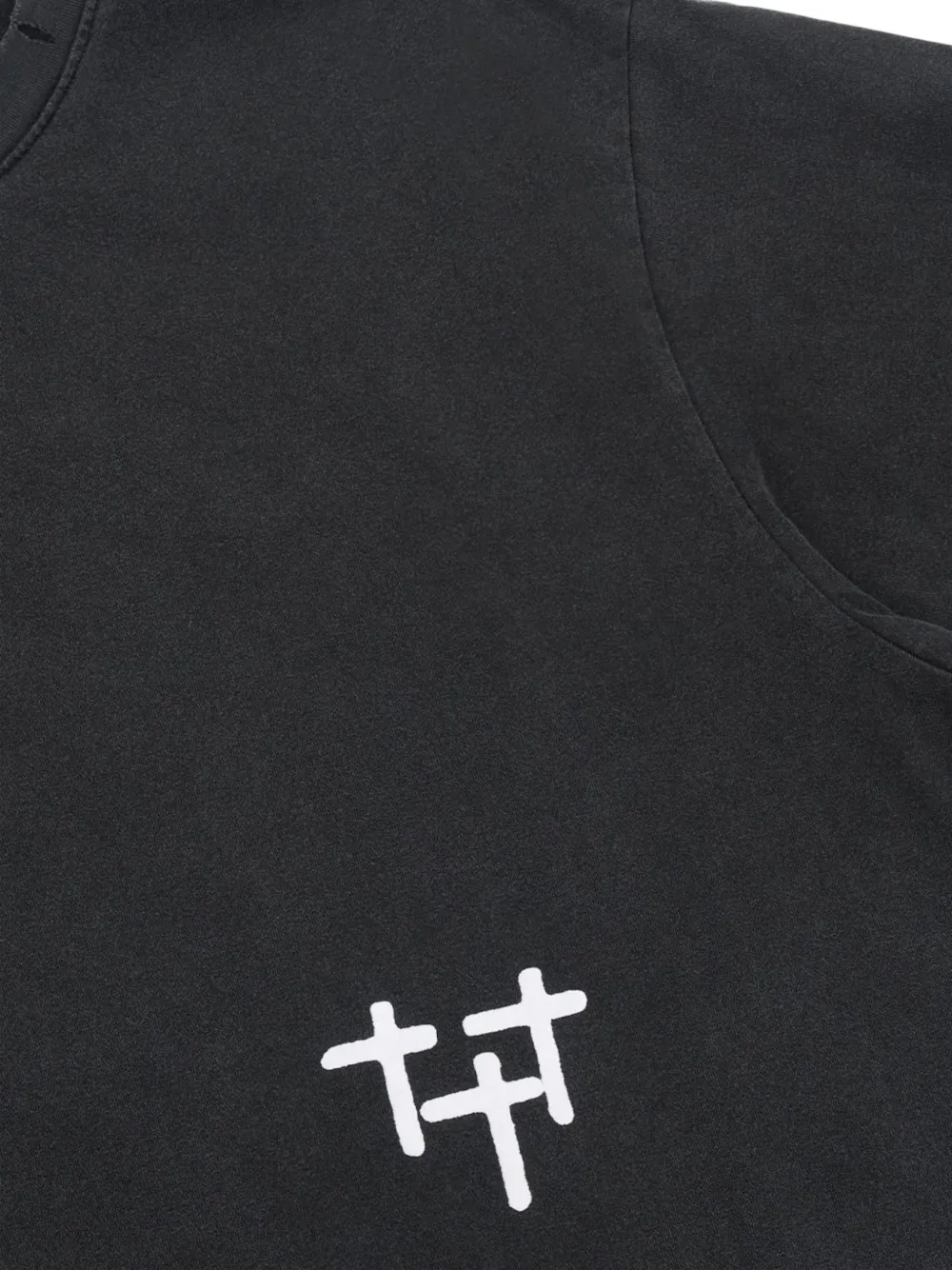 RTA Colin T-shirt met print Zwart