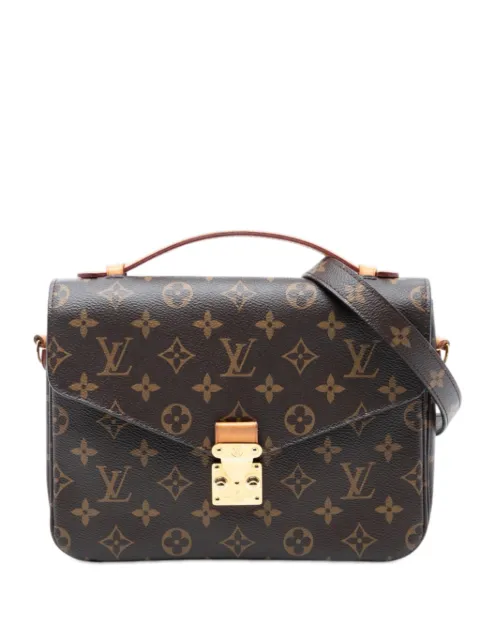 Louis Vuitton Pre-Owned bolsa satchel con monograma Pochette Metis 2017