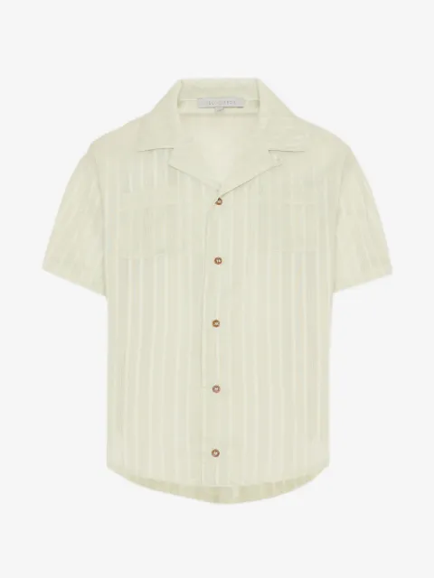 VÉLOCIPÈDE striped short-sleeve shirt