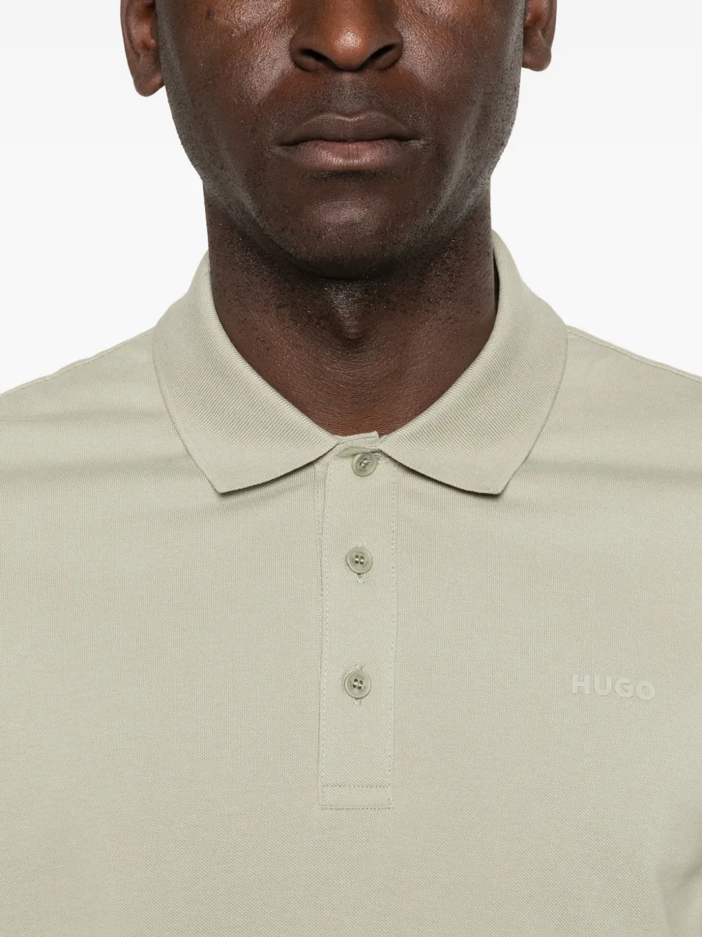 HUGO Poloshirt met korte mouwen Groen
