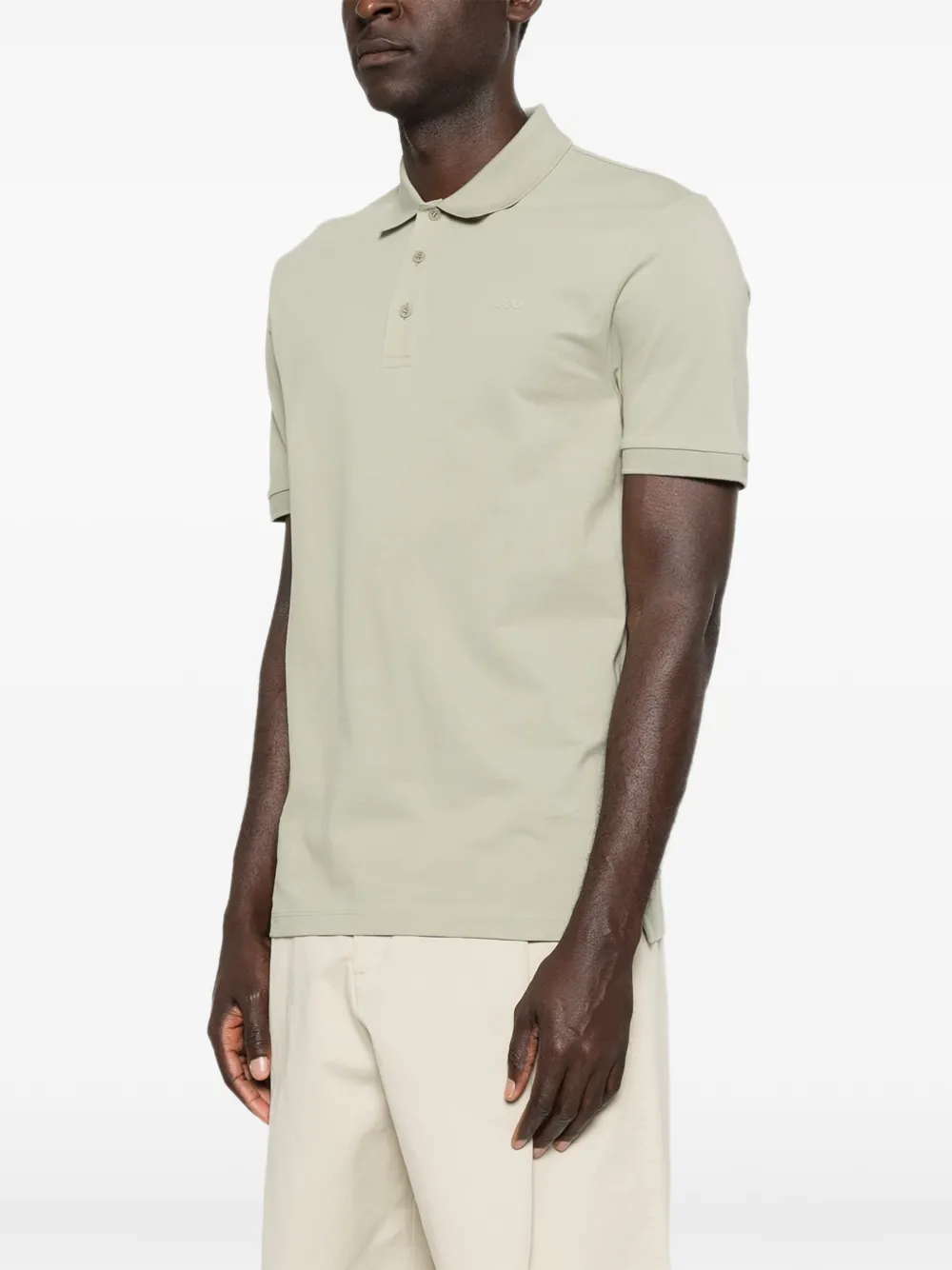 HUGO Poloshirt met korte mouwen Groen