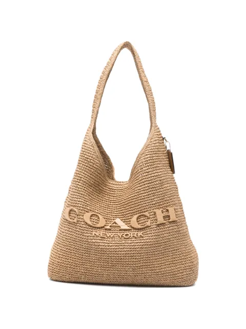 Coach 39 Brooklyn embossed-logo shoulder bag