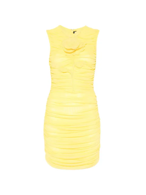 David Koma vestido corto fruncido