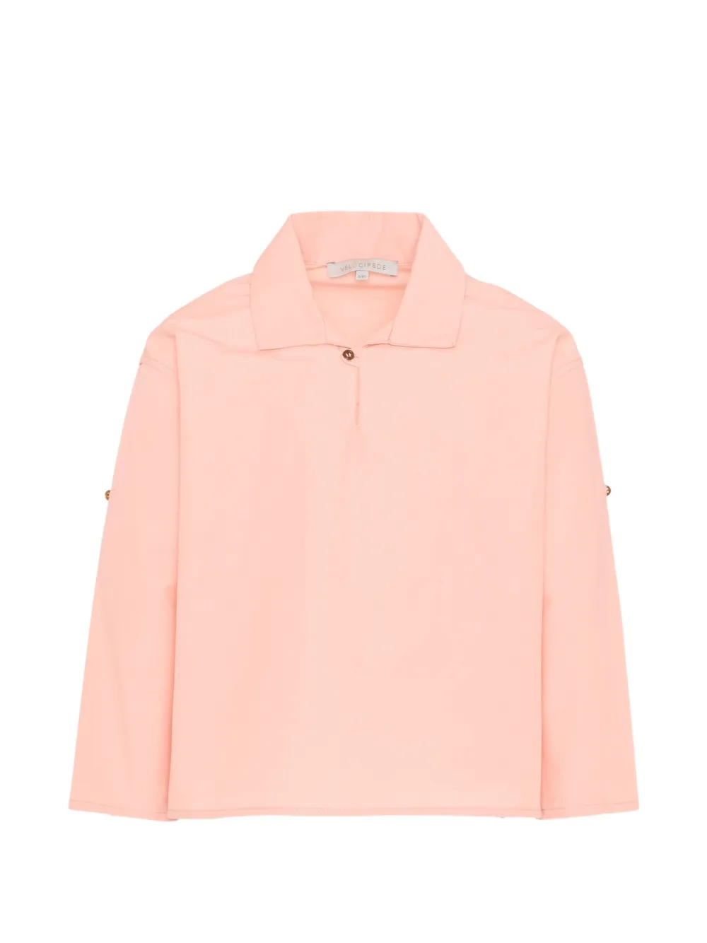 VÉLOCIPÈDE long-sleeve polo shirt - Rosa