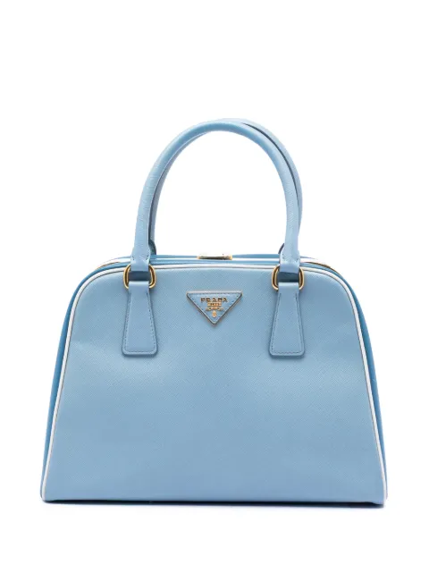 Prada Pre-Owned 2010-2025 Saffiano Lux Handtasche mit Pyramidenform