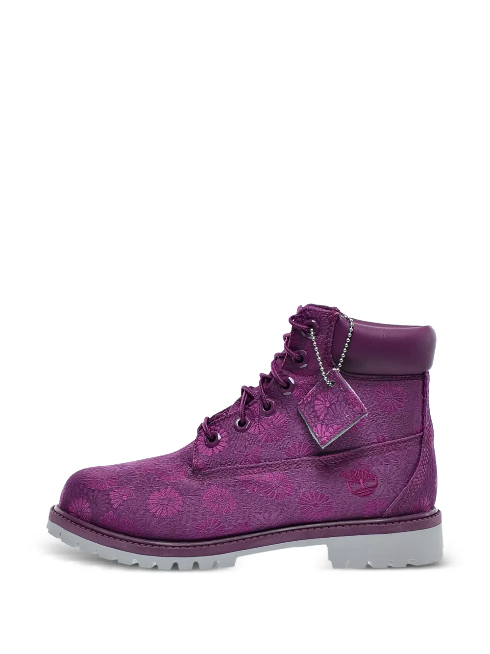 Timberland Kids 6 Inch floral-pattern boots - Viola