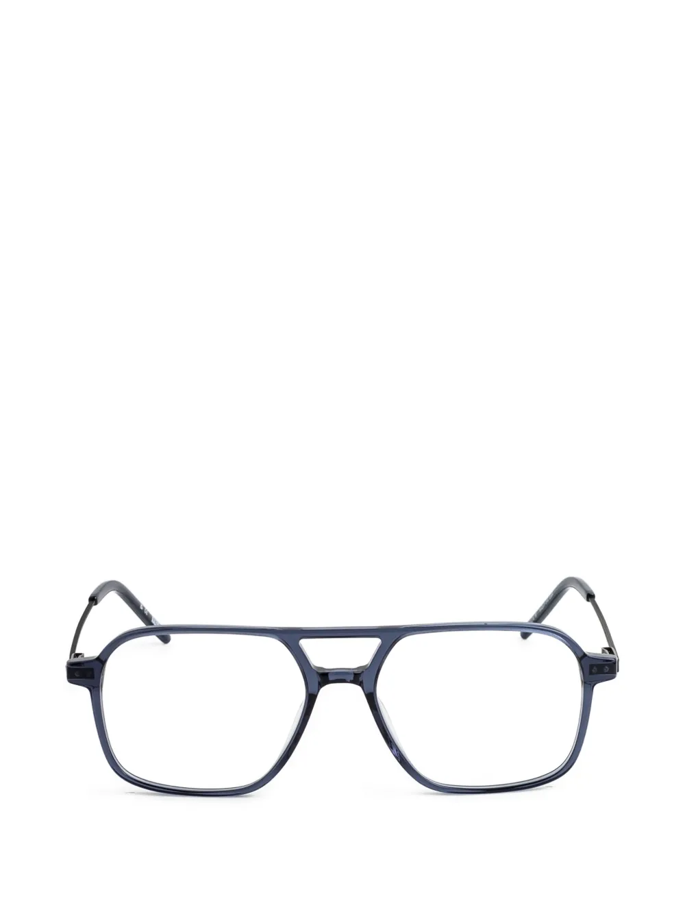 Kaleos Lassen M pilot-frame glasses - Blu