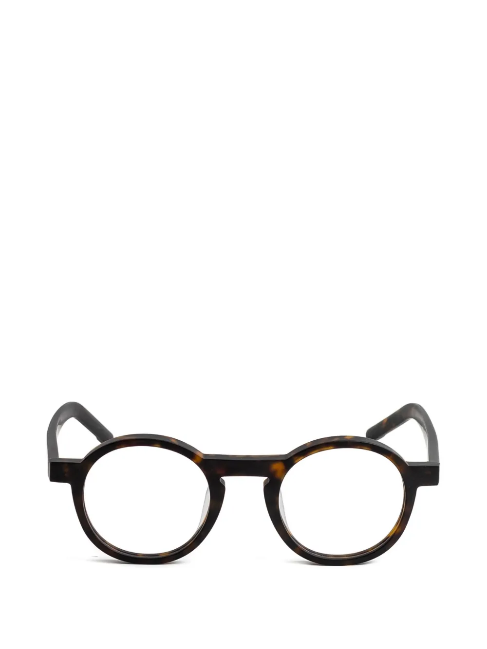 Kaleos Heller round glasses - Marrone