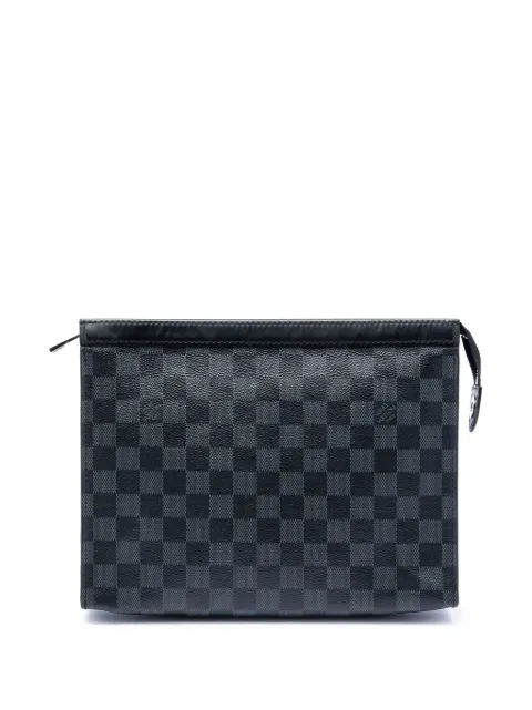 Louis Vuitton Pre-Owned 2017 Damier Graphite Pochette Voyage MM clutch bag