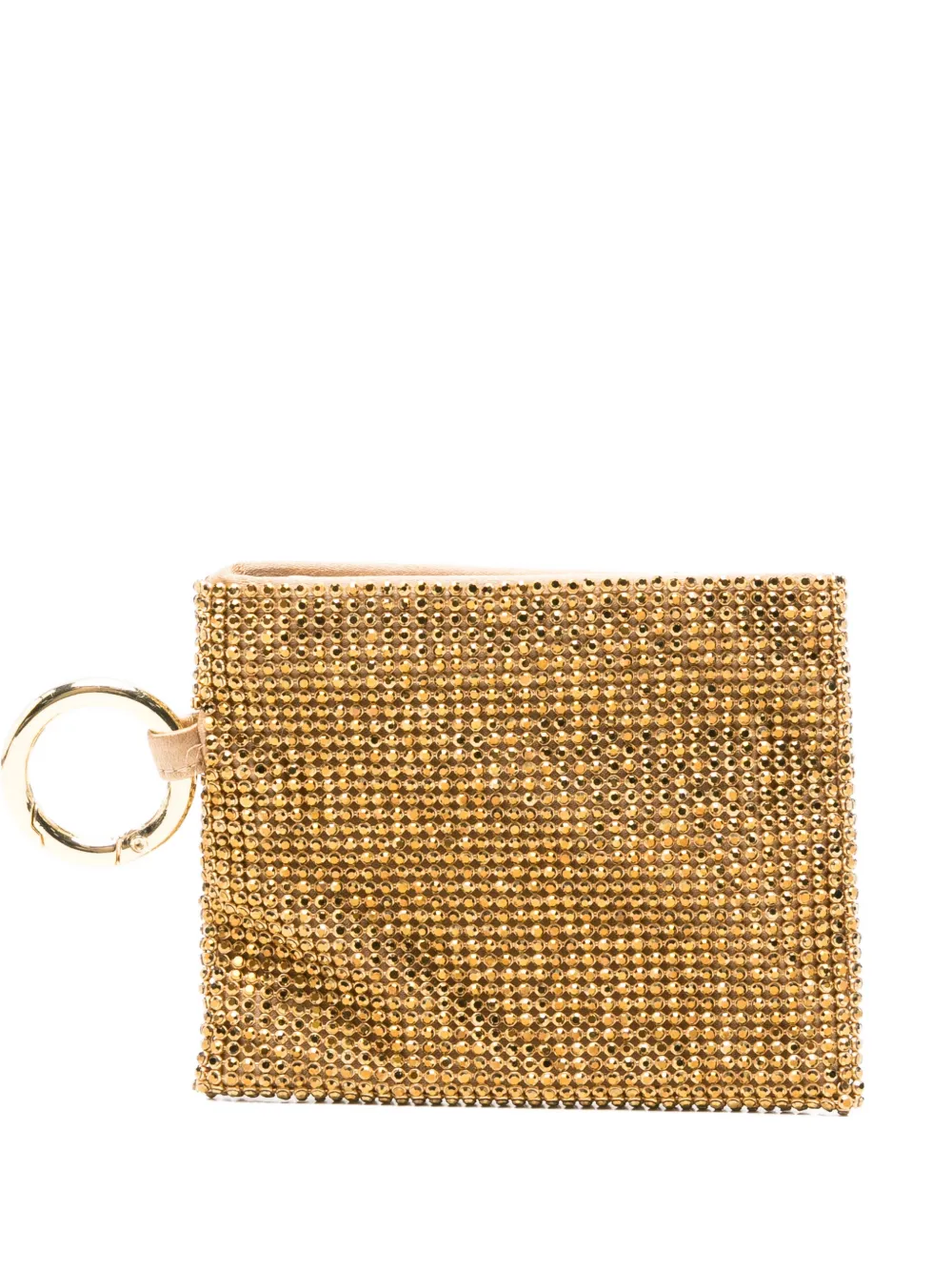 Benedetta Bruzziches crystal-embellished wallet - Oro