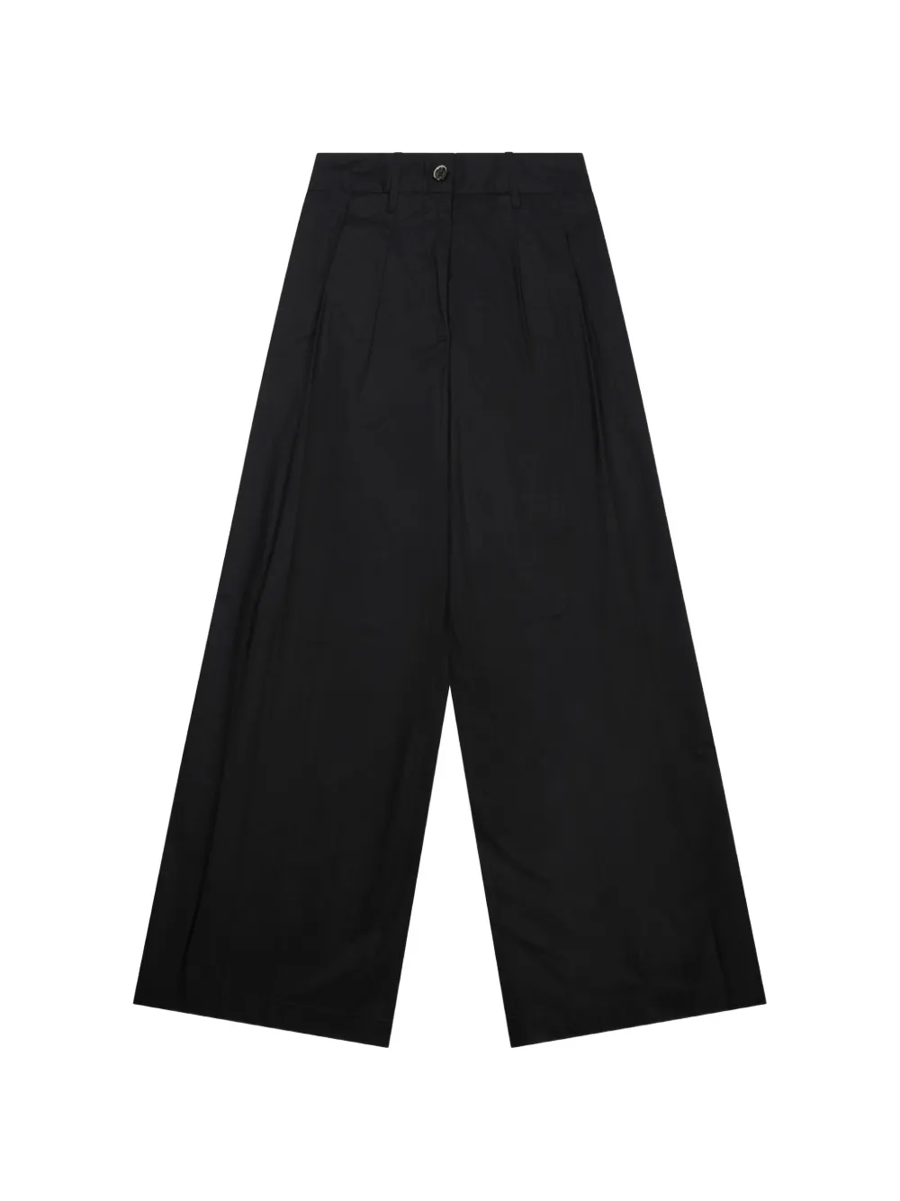 Nine In The Morning Petra pleated wide-leg trousers - Nero