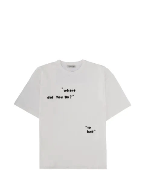 YMC print-detail T-shirt