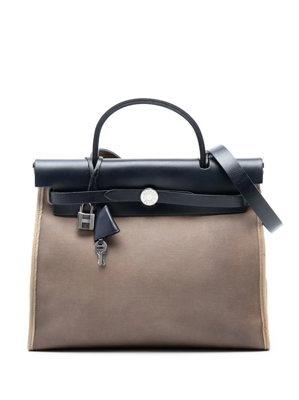 Hermès Pre-Owned 2017 Toile Herbag Zip 31 satchel - Blu