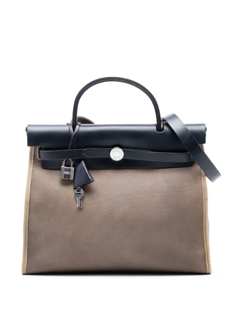 Hermès Pre-Owned 2017 Toile Herbag Zip 31 satchel