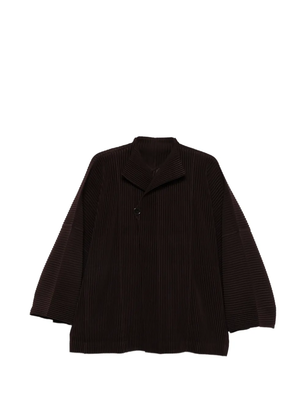 Homme Plissé Issey Miyake Wear or Wrap pleated jacket - Braun