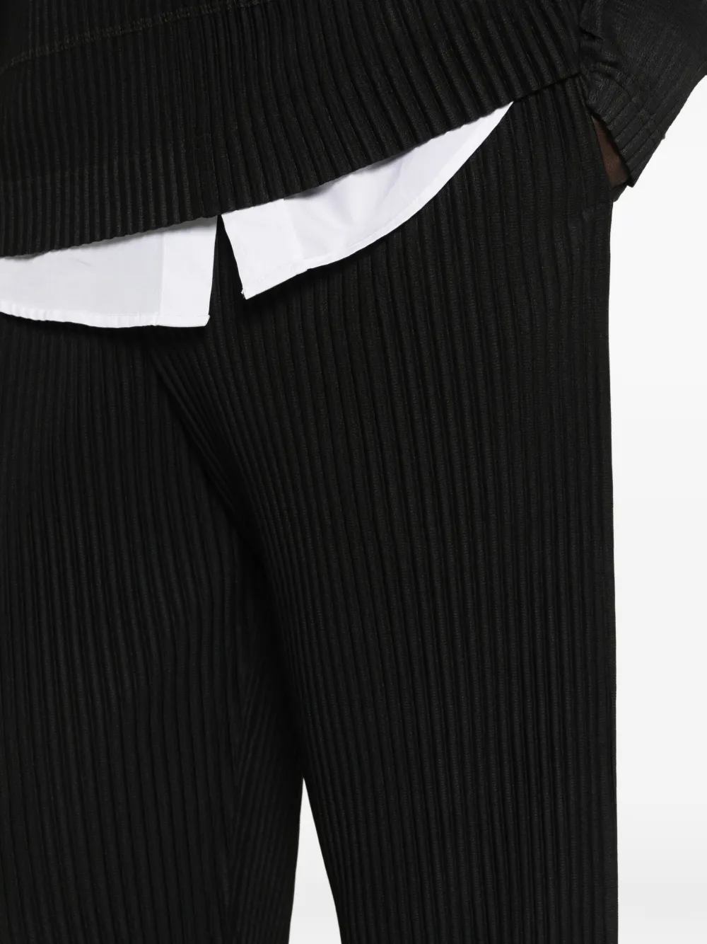 Homme Plissé Issey Miyake March plooibroek Zwart