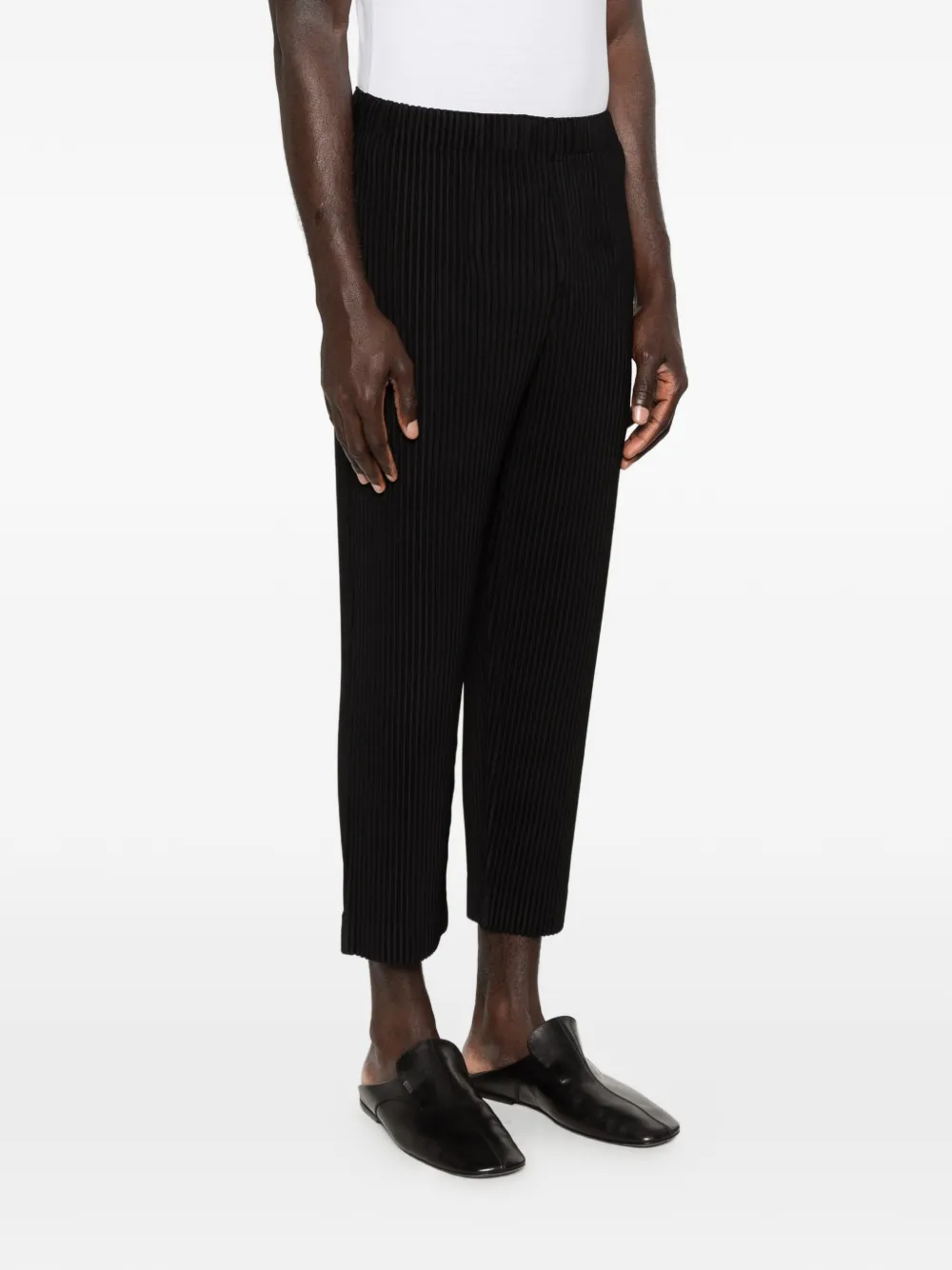 Homme Plissé Issey Miyake March plooibroek Zwart