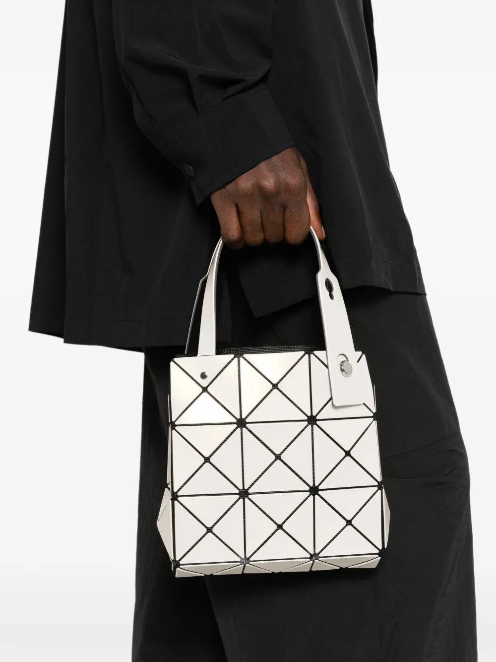 Bao Issey Miyake Carat geometrische shopper Beige