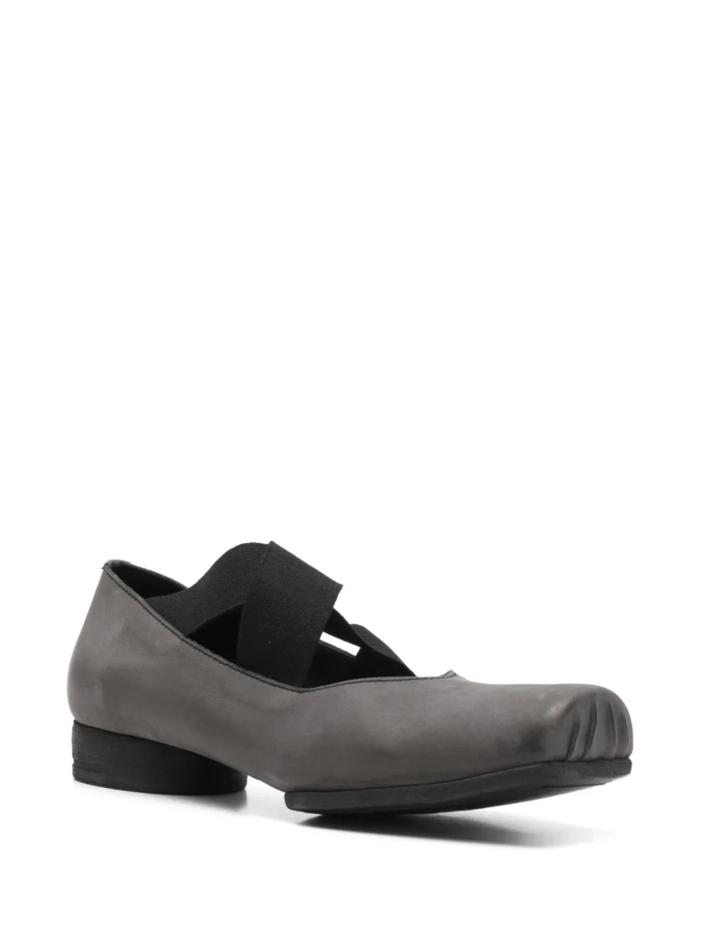 Uma Wang criss-cross ballet flats Grijs