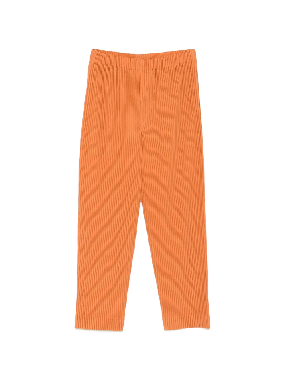 Homme Plissé Issey Miyake March pleated trousers - Orange