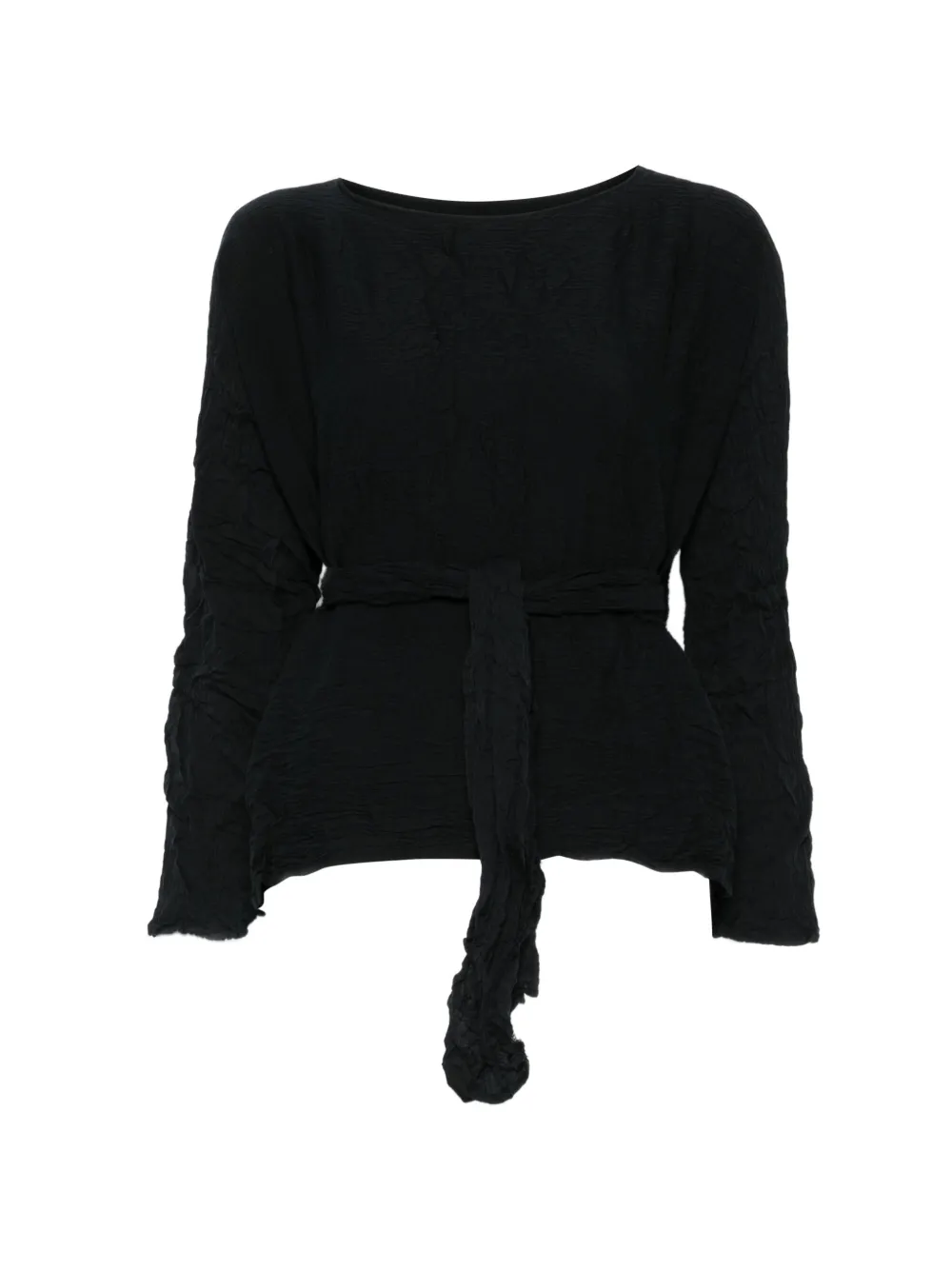 Daniela Gregis tie-waist blouse - Nero