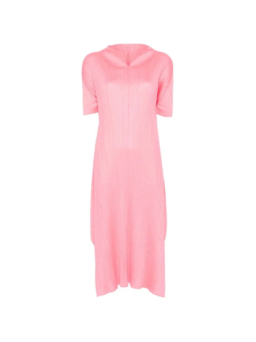 Pleats Please Issey Miyake Monthly Colors : March pleated midi dress - Rosa