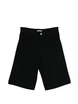 Sacai ベルテッド ショートパンツ | ブラック | FARFETCH JP