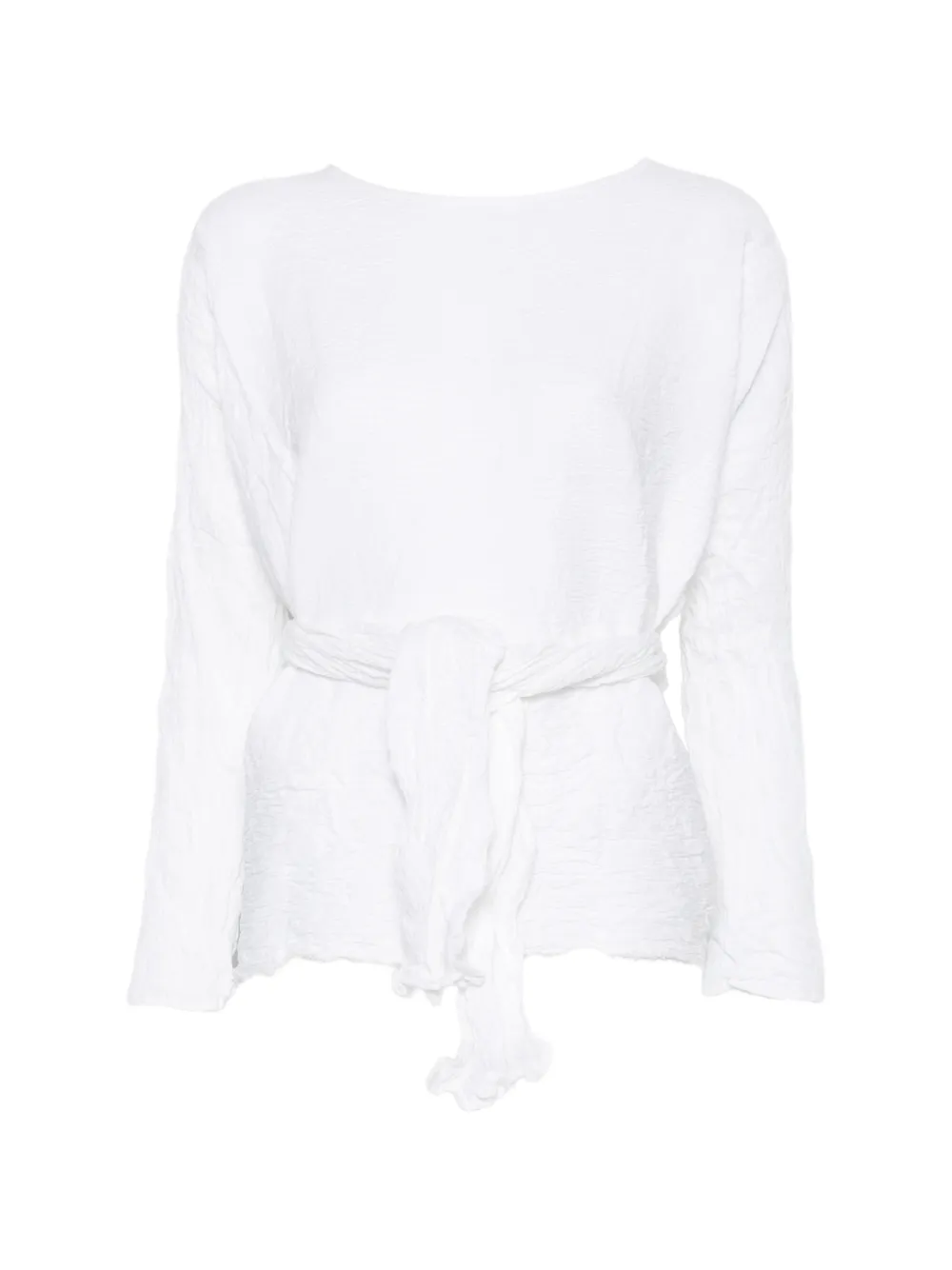 Daniela Gregis tie-detail blouse - Bianco
