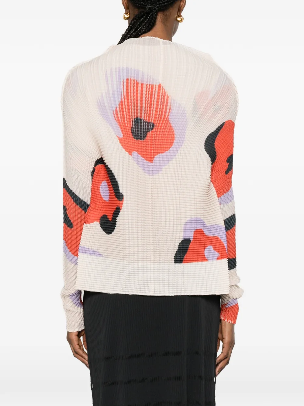 Issey Miyake Verve Pleats フローラル ジャケット | ニュートラル