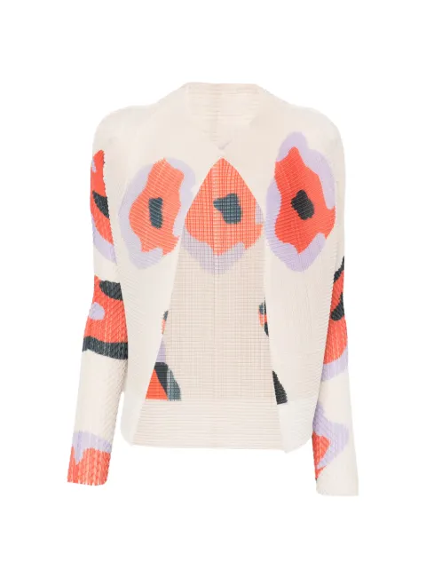Issey Miyake Jaqueta Verve Pleats floral