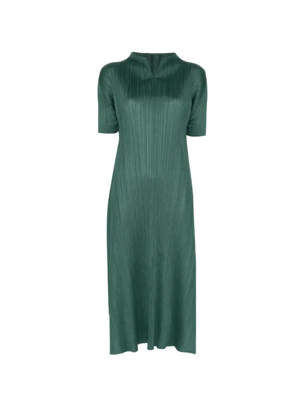 pleats please green dress PLEATS PLEASE ISSEY MIYAKE