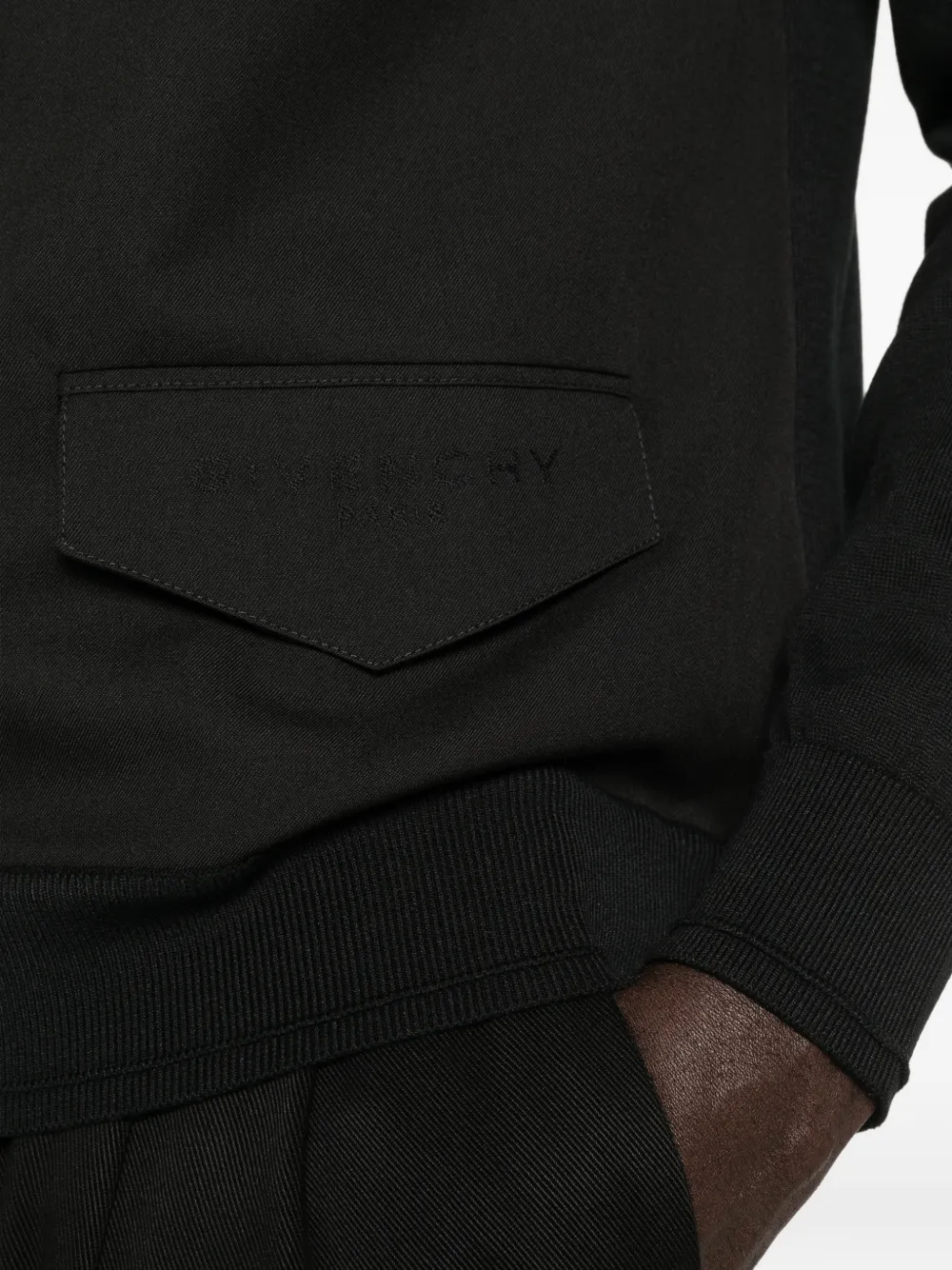 Givenchy Gebreid vest met Paris-jacquard Zwart