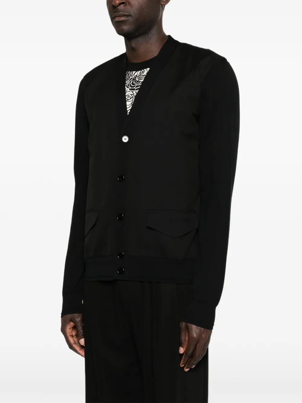 Givenchy Gebreid vest met Paris-jacquard Zwart