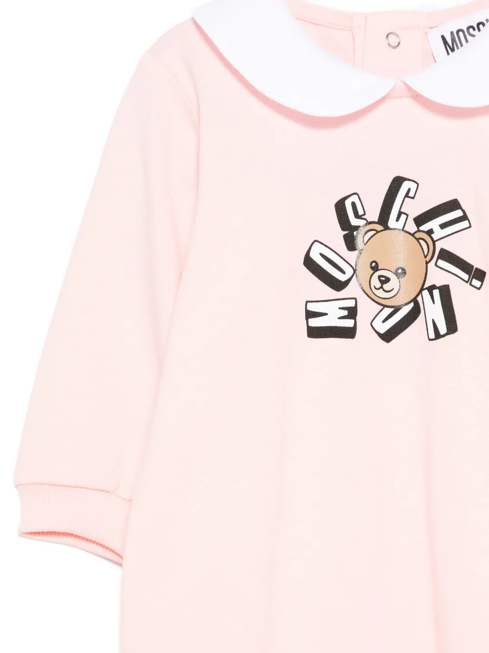 Moschino Kids Pyjama met teddybeer print Roze