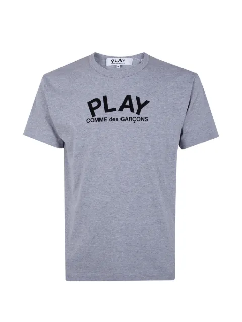 Comme Des Garçons Play logo-print heart-print T-shirt