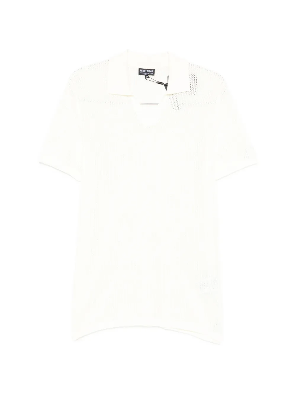 Antony Morato V-neck knit T-shirt - Bianco