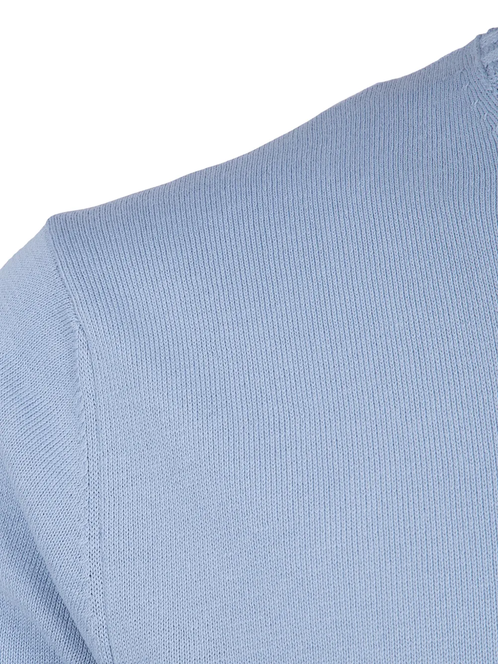 Barba Fijngebreid T-shirt Blauw