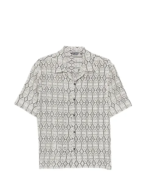 Antony Morato geometric-jacquard shirt