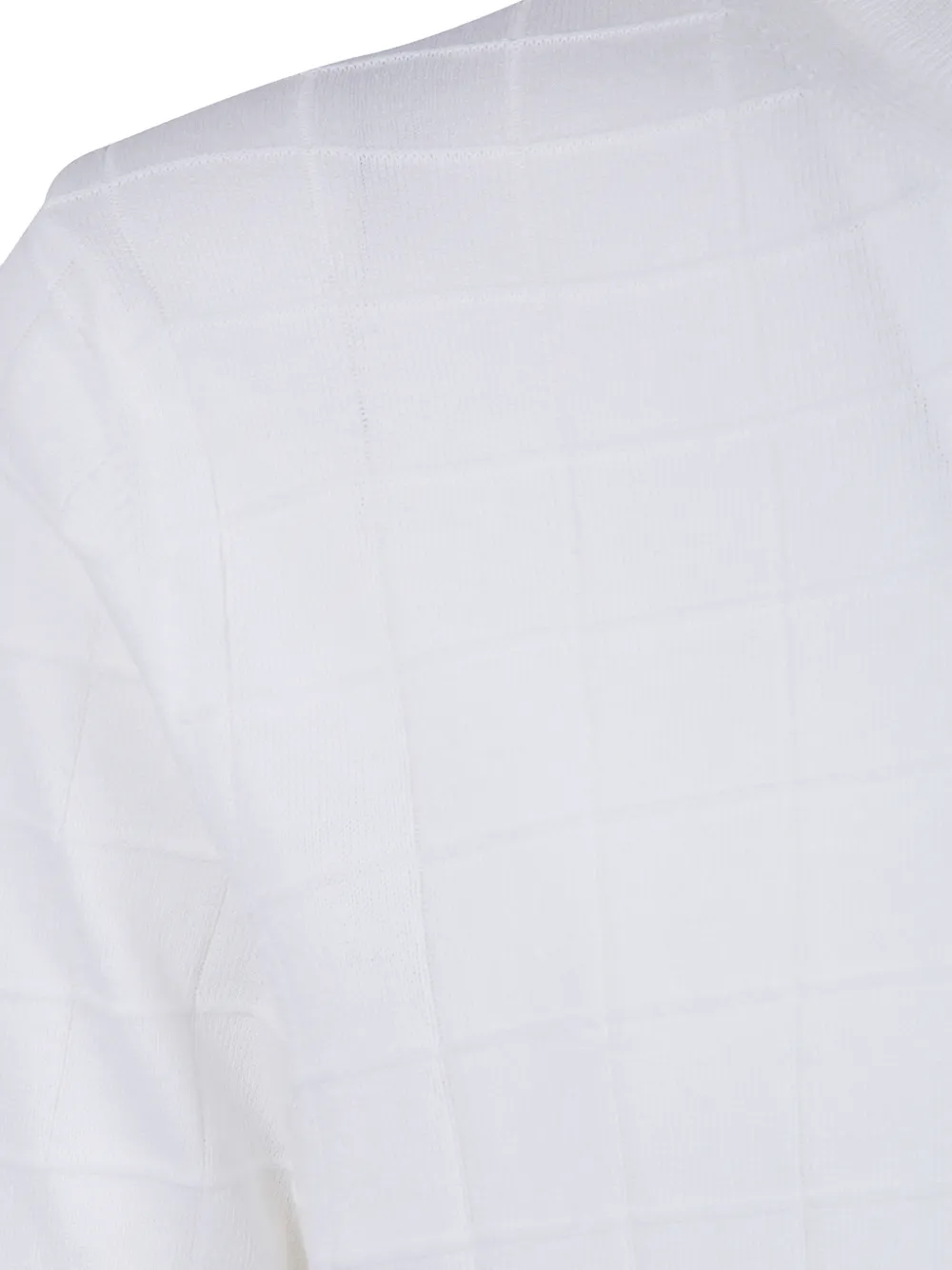 Barba T-shirt met wafelpatroon Wit